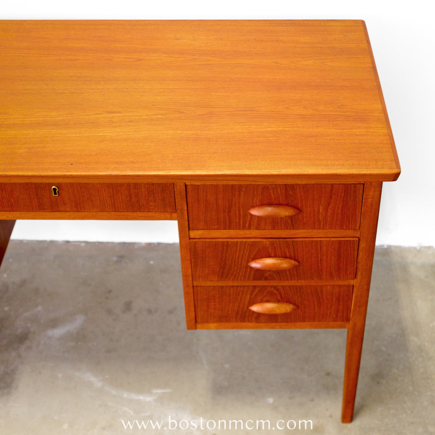 Danish Teak Writing Desk - #A1763-62A