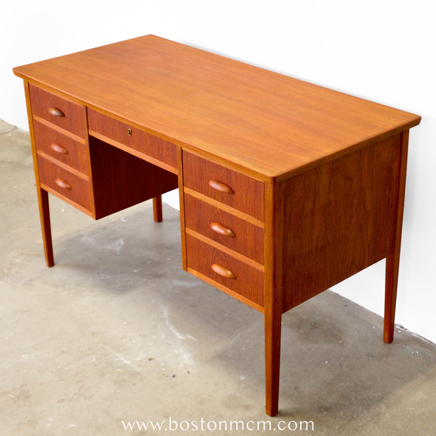 Danish Teak Writing Desk - #A1763-62A