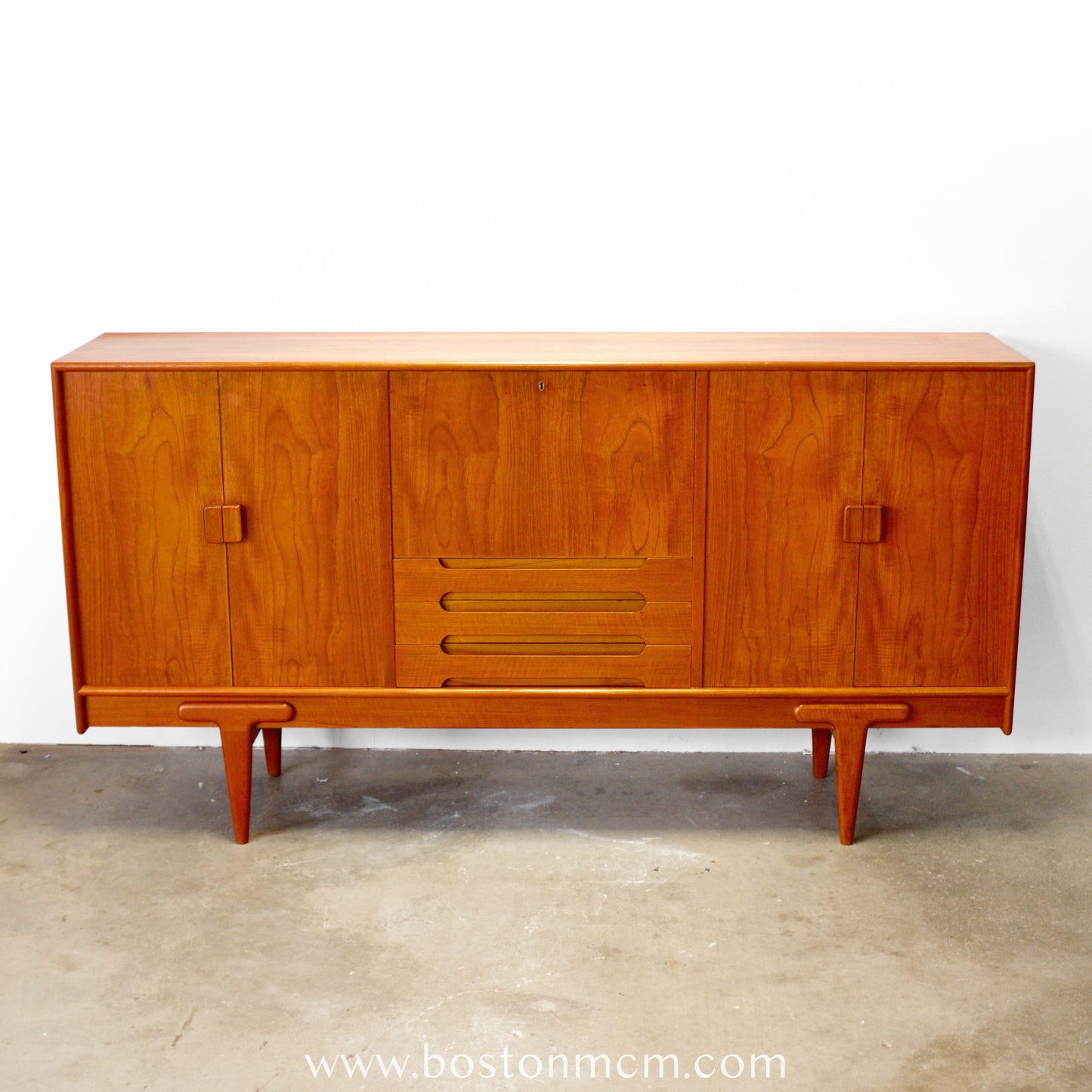 Ivan Gern Møbelfabrik Model #82 Tall Sideboard / Highboard Designed by Ejvind A. Johansson - #A1801