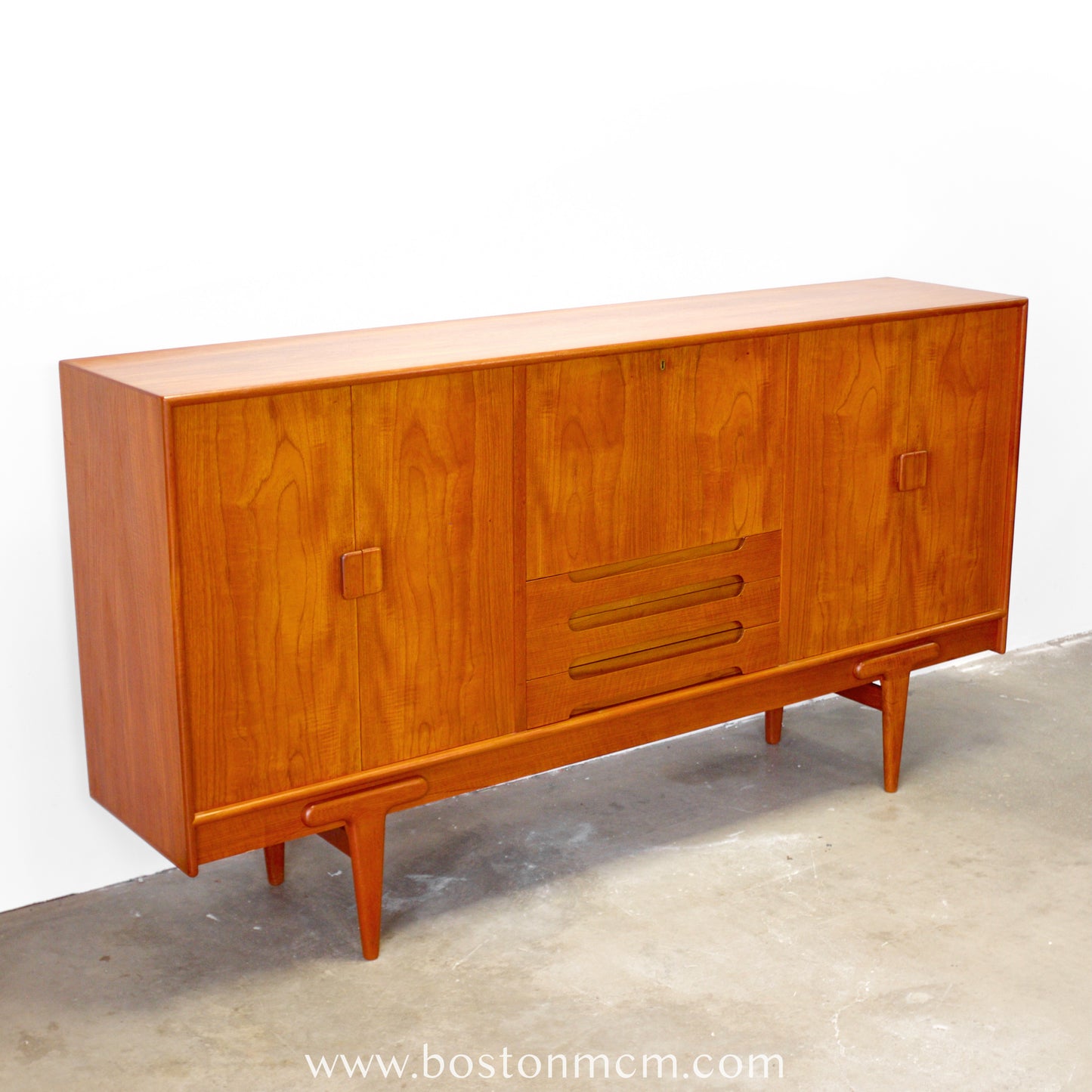 Ivan Gern Møbelfabrik Model #82 Tall Sideboard / Highboard Designed by Ejvind A. Johansson - #A1801