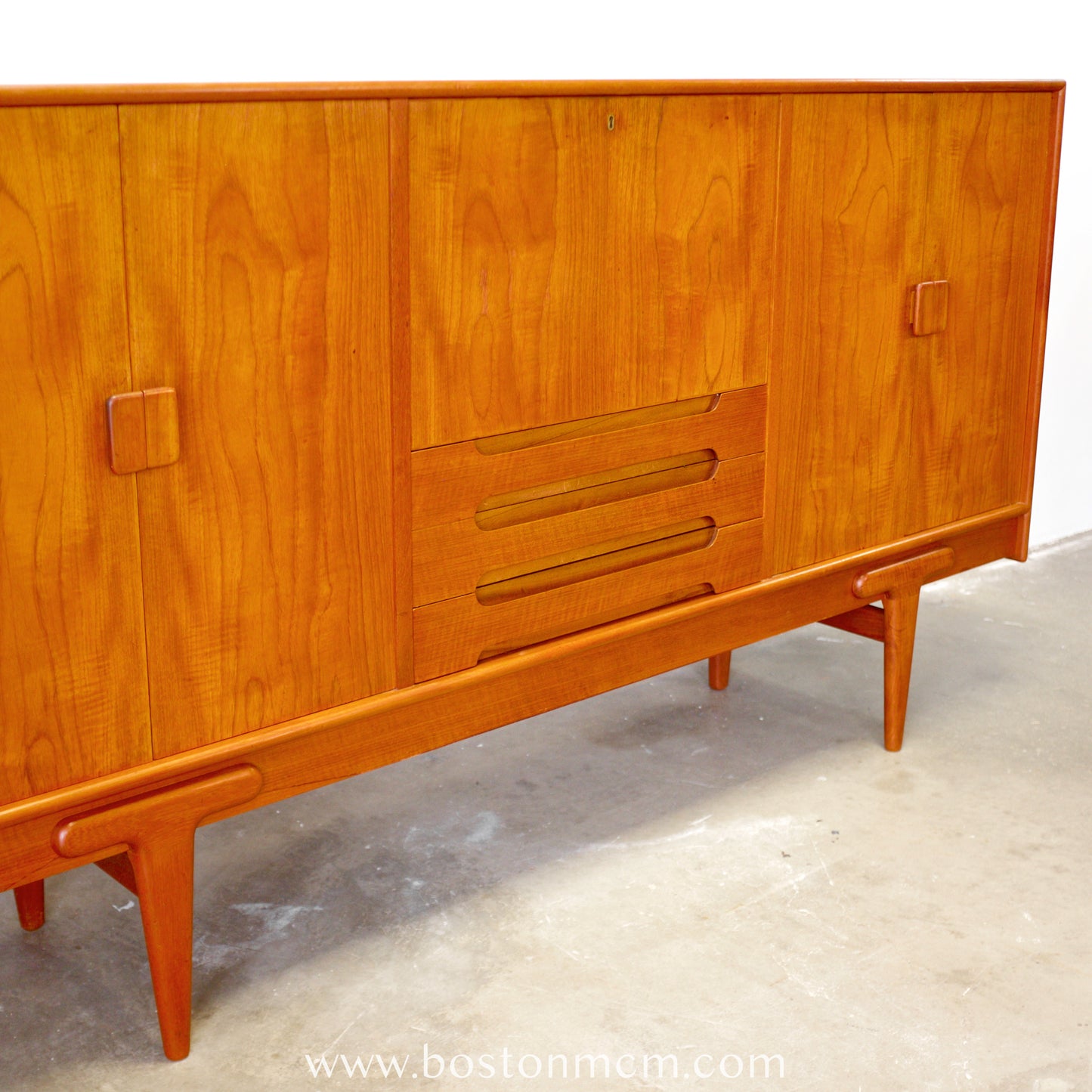 Ivan Gern Møbelfabrik Model #82 Tall Sideboard / Highboard Designed by Ejvind A. Johansson - #A1801