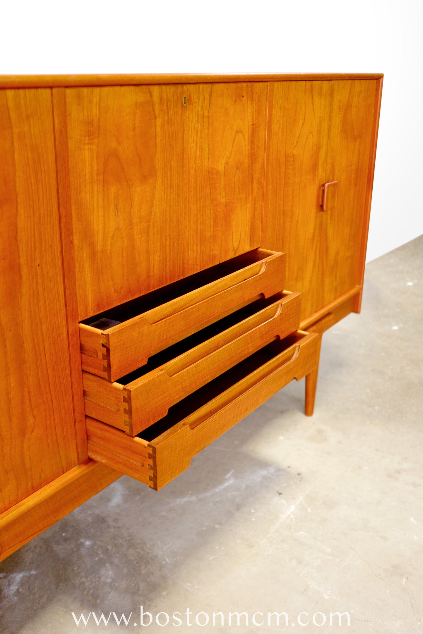 Ivan Gern Møbelfabrik Model #82 Tall Sideboard / Highboard Designed by Ejvind A. Johansson - #A1801