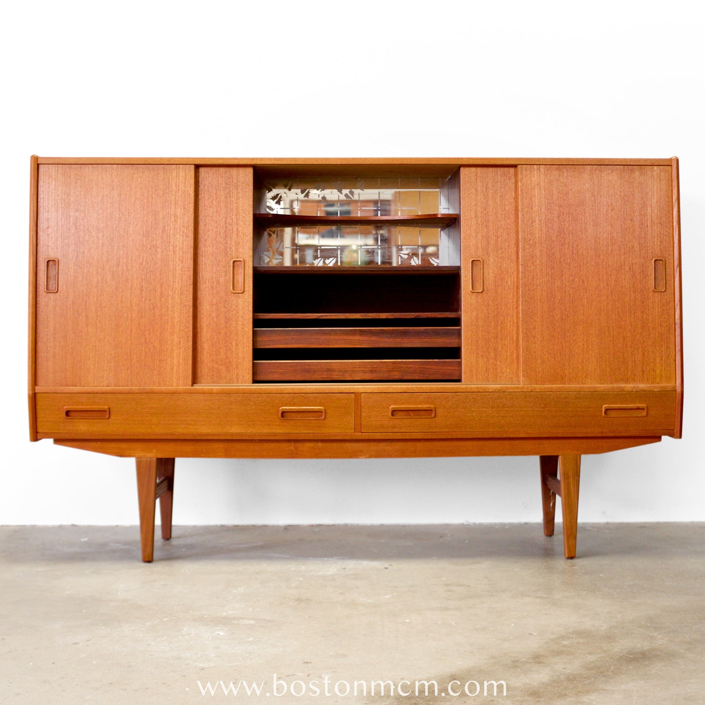 Westergaards Møbelfabrik Teak  Model #29 Tall Sideboard / Highboard Attributed to Børge Dam - #A1788