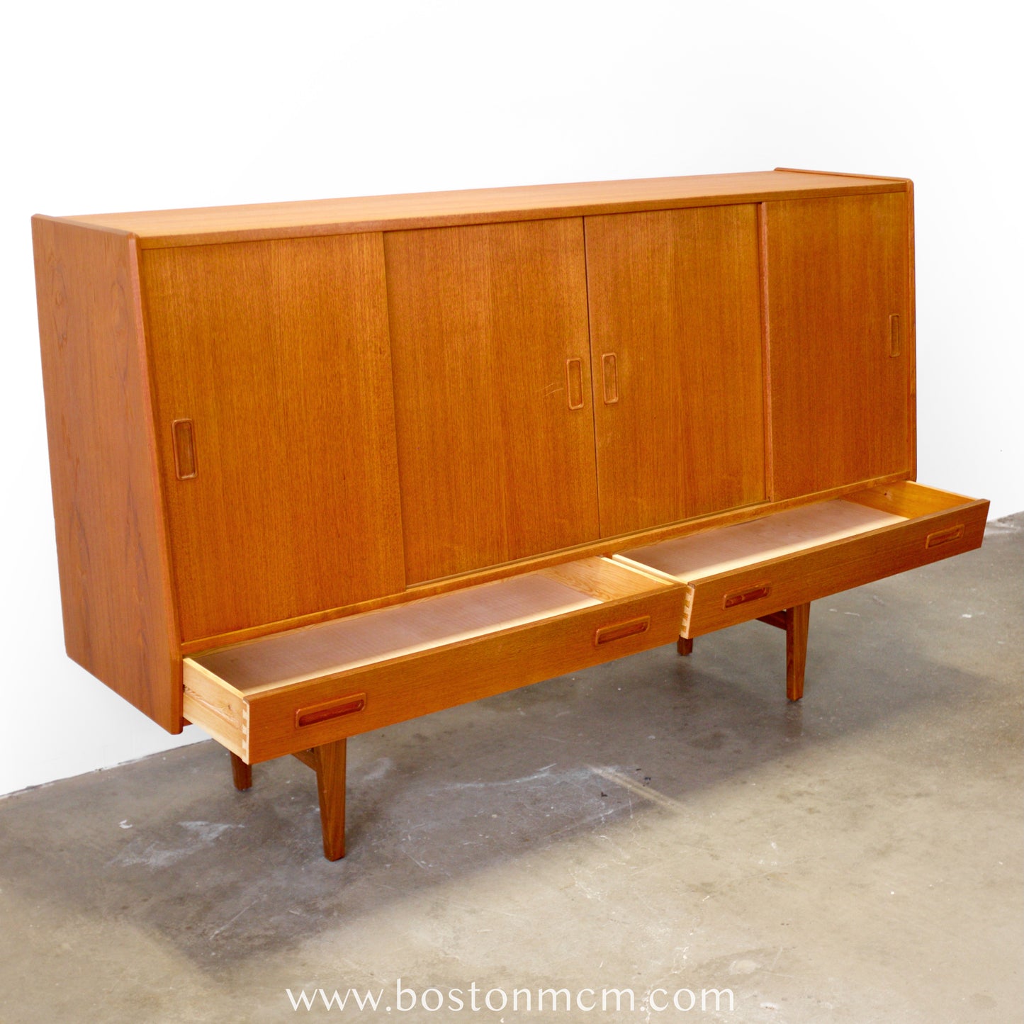 Westergaards Møbelfabrik Teak  Model #29 Tall Sideboard / Highboard Attributed to Børge Dam - #A1788