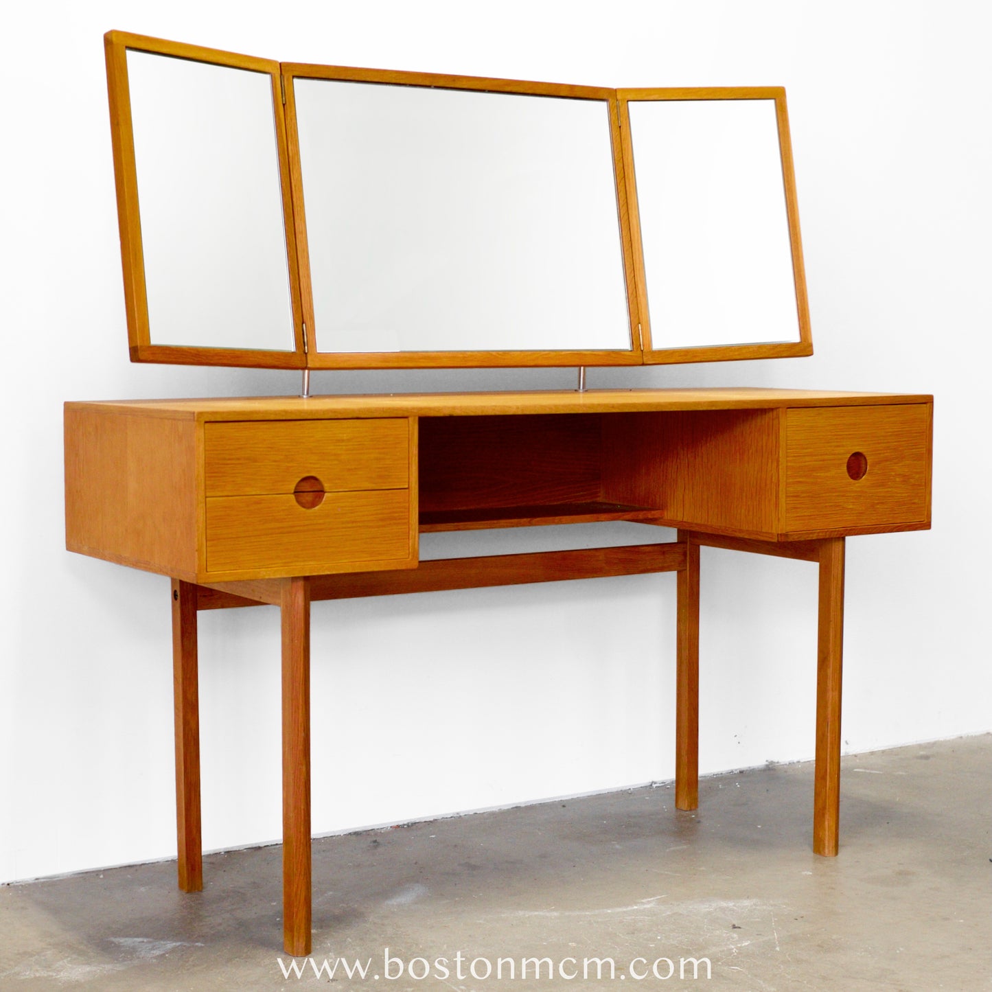 Aksel Kjersgaard Model #40 Vanity with Mirror Designed by Kai Kristiansen - #A1583