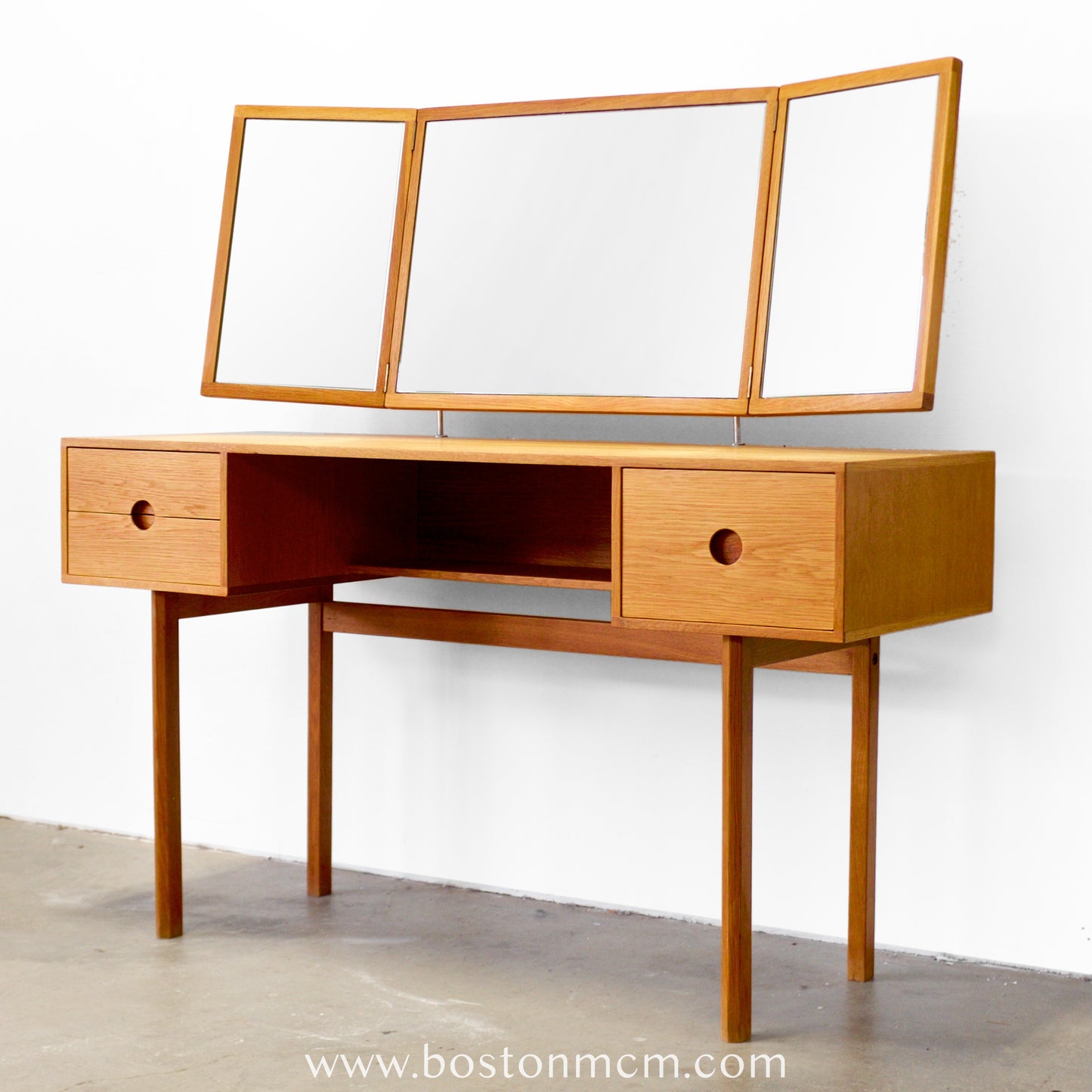 Aksel Kjersgaard Model #40 Vanity with Mirror Designed by Kai Kristiansen - #A1583