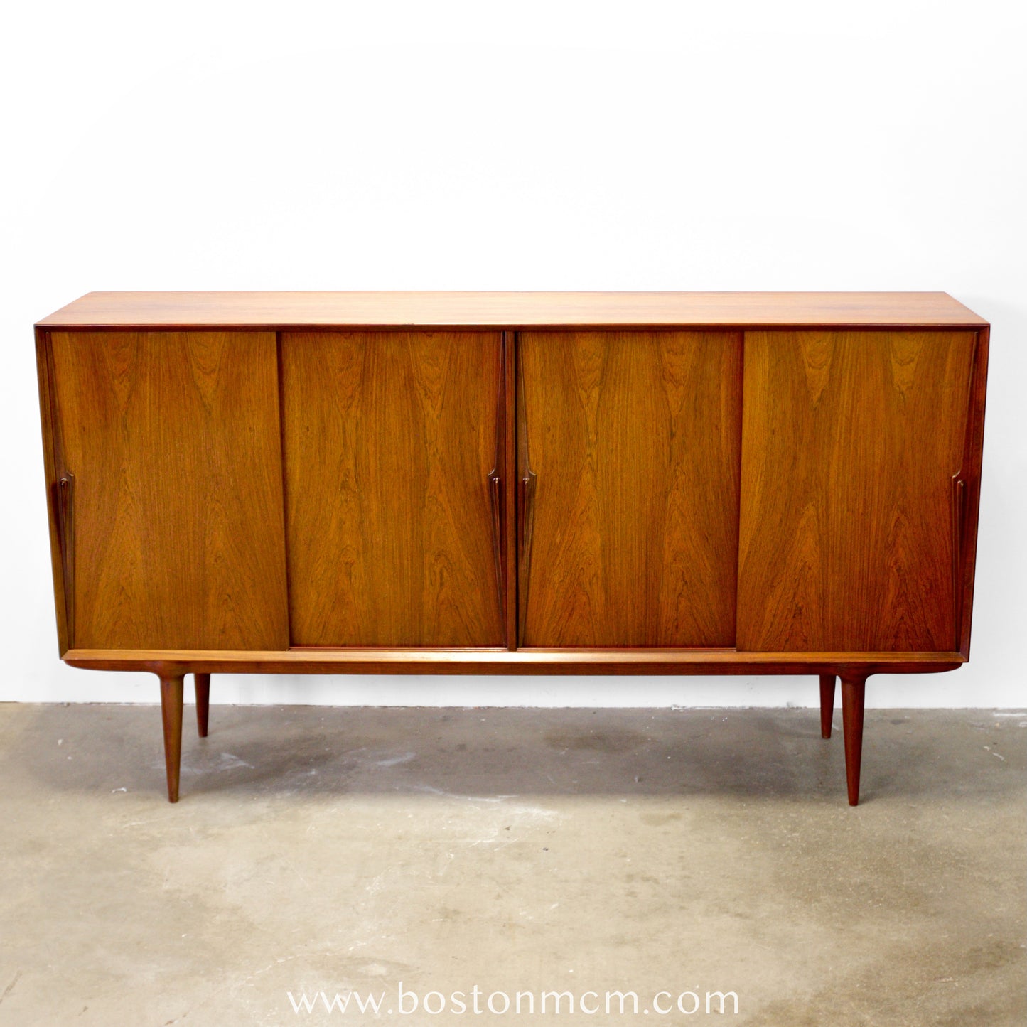 Omann Jun. Møbelfabrik  Model #19  Rosewood Tall Sideboard / Highboard - #A1811