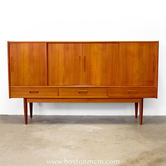 Danish Teak Tall Sideboard / Highboard - #A1804