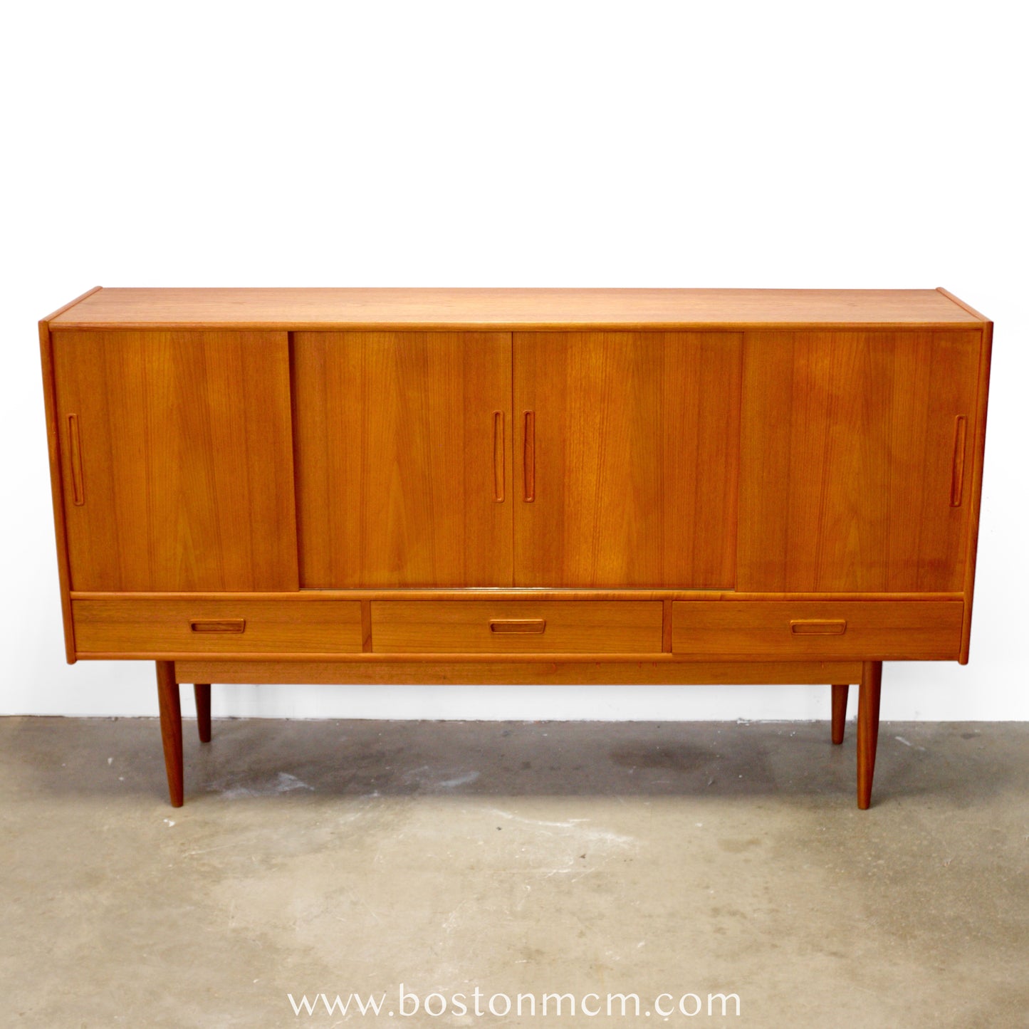 Danish Teak Tall Sideboard / Highboard - #A1804
