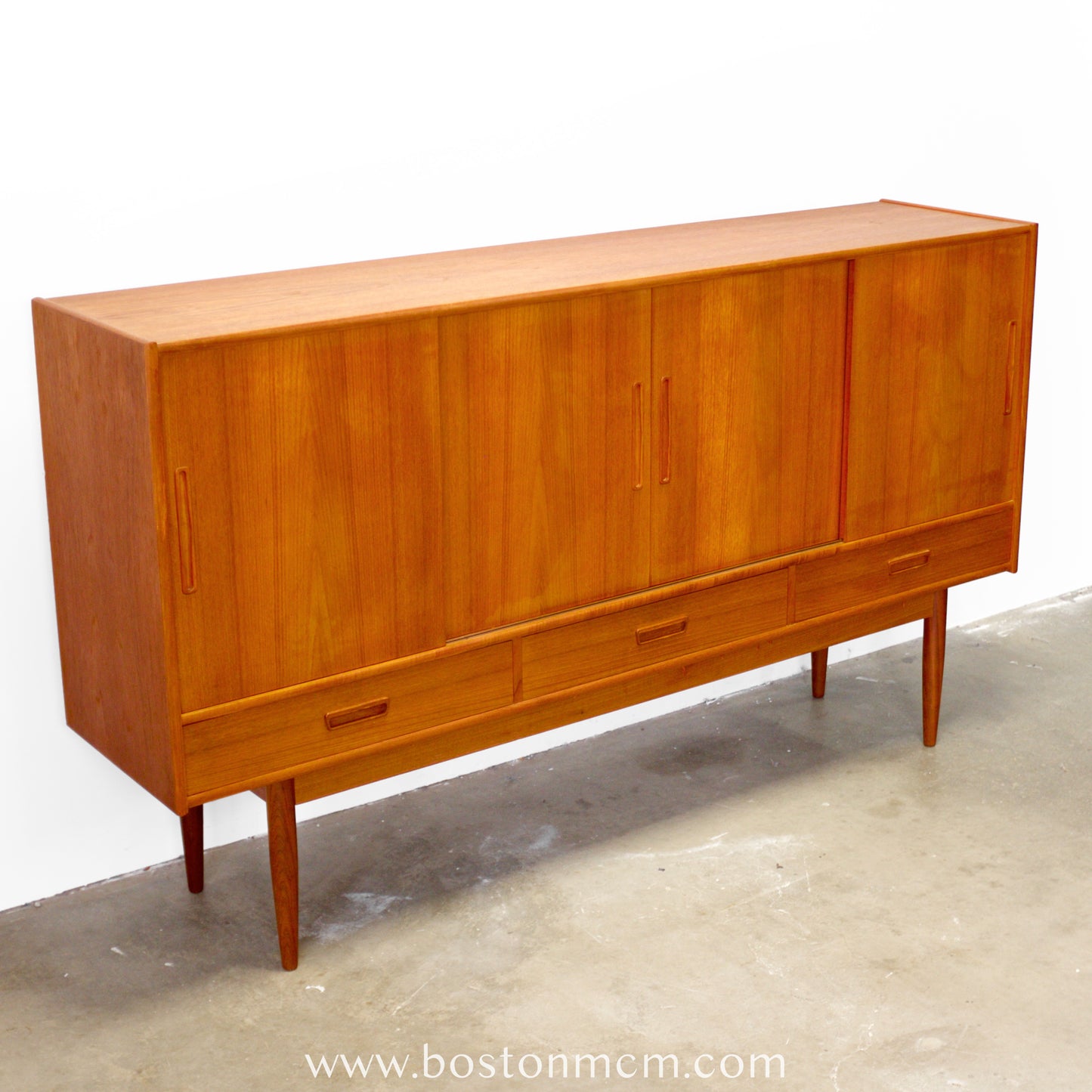 Danish Teak Tall Sideboard / Highboard - #A1804