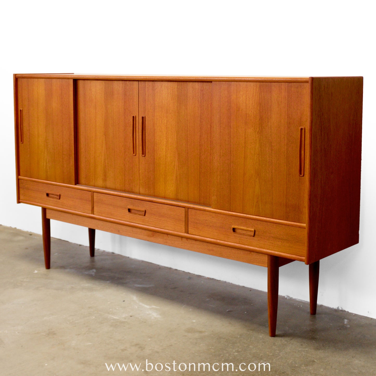 Danish Teak Tall Sideboard / Highboard - #A1804