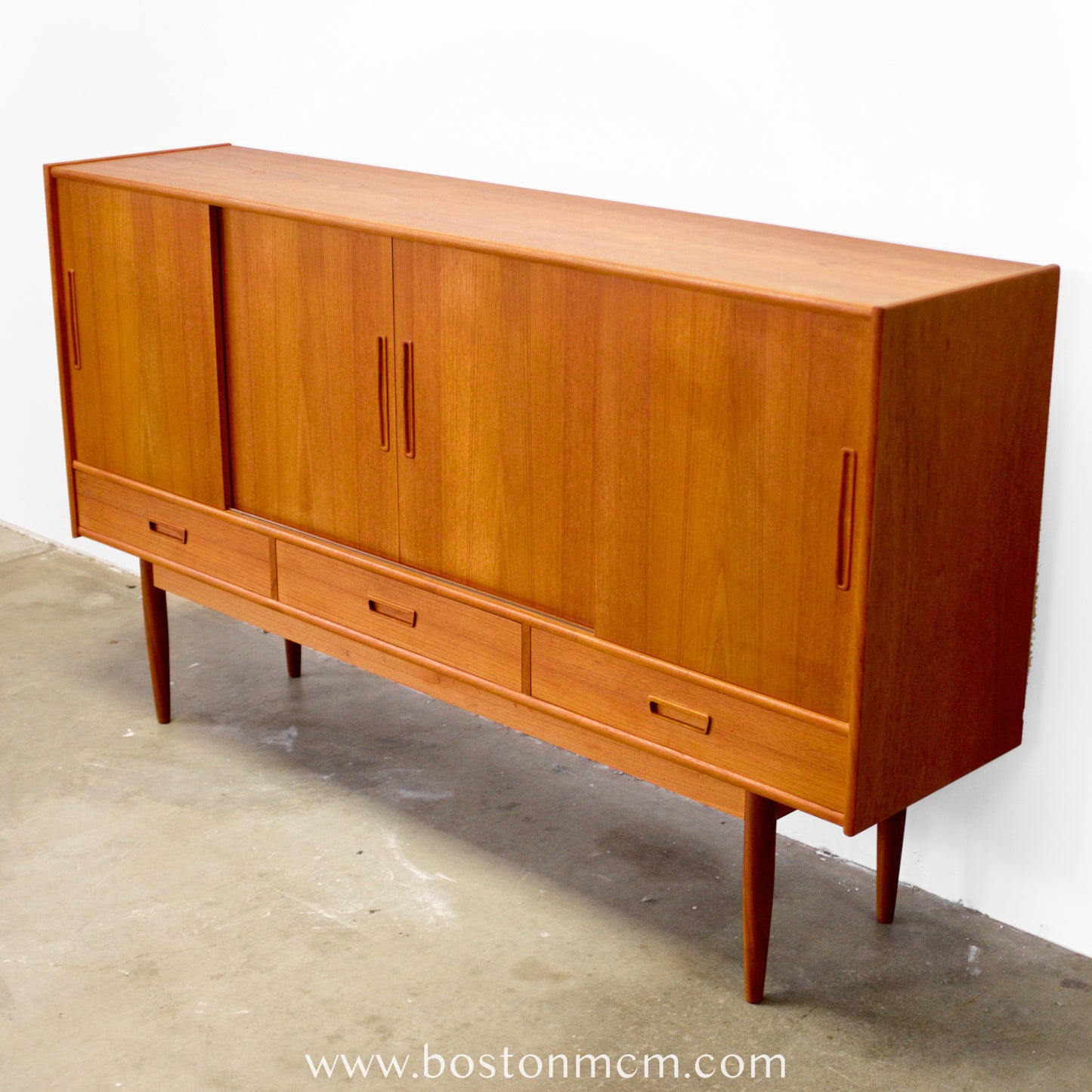 Danish Teak Tall Sideboard / Highboard - #A1804