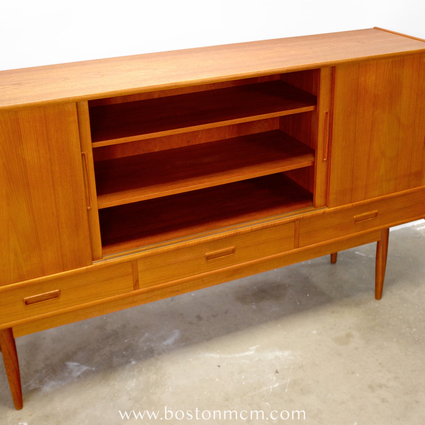 Danish Teak Tall Sideboard / Highboard - #A1804