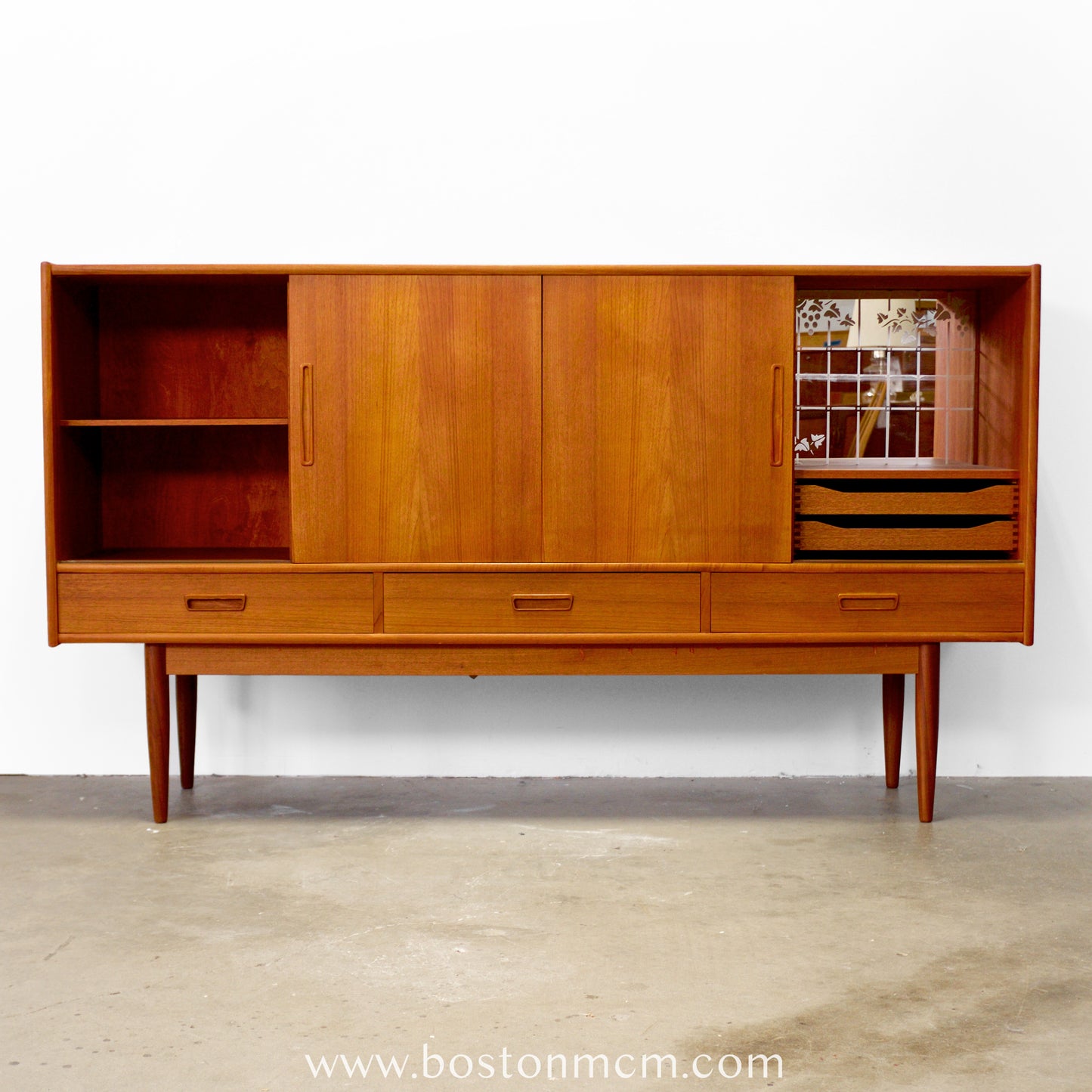 Danish Teak Tall Sideboard / Highboard - #A1804