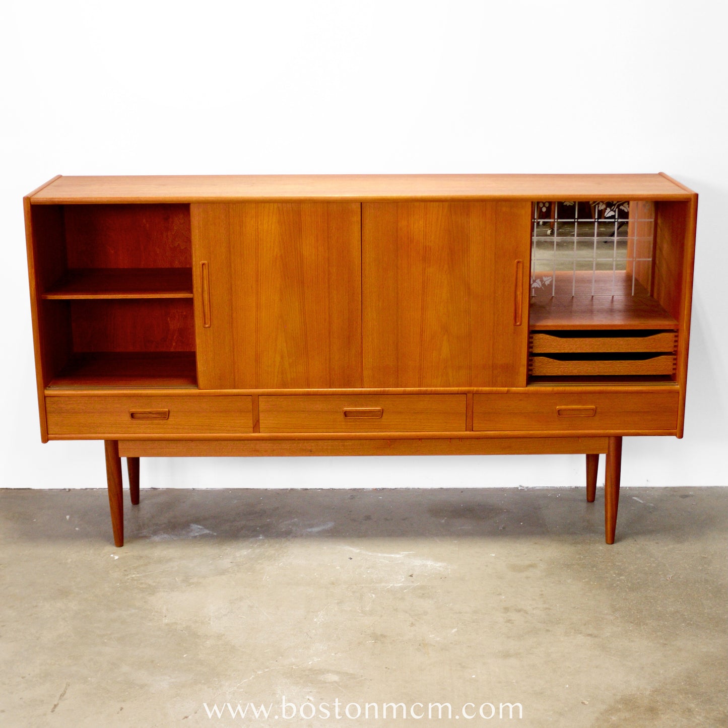 Danish Teak Tall Sideboard / Highboard - #A1804
