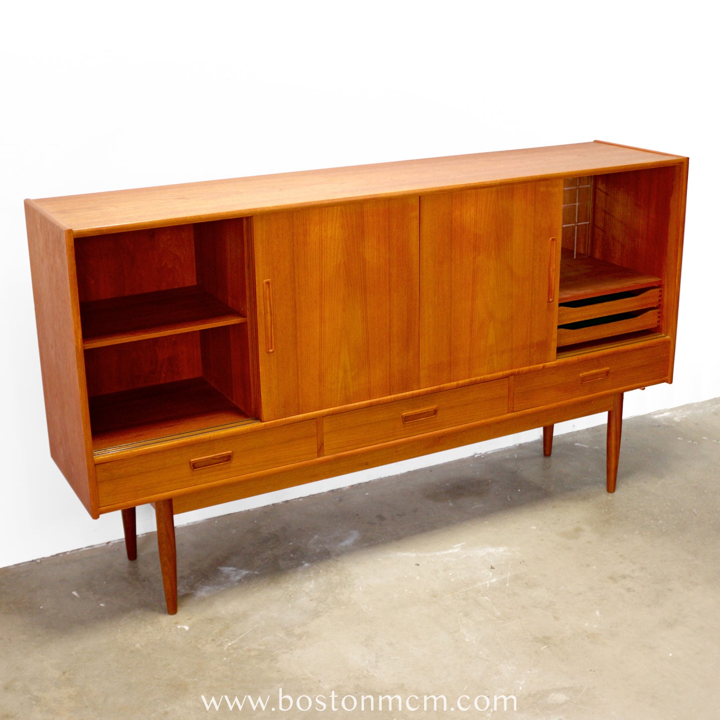 Danish Teak Tall Sideboard / Highboard - #A1804