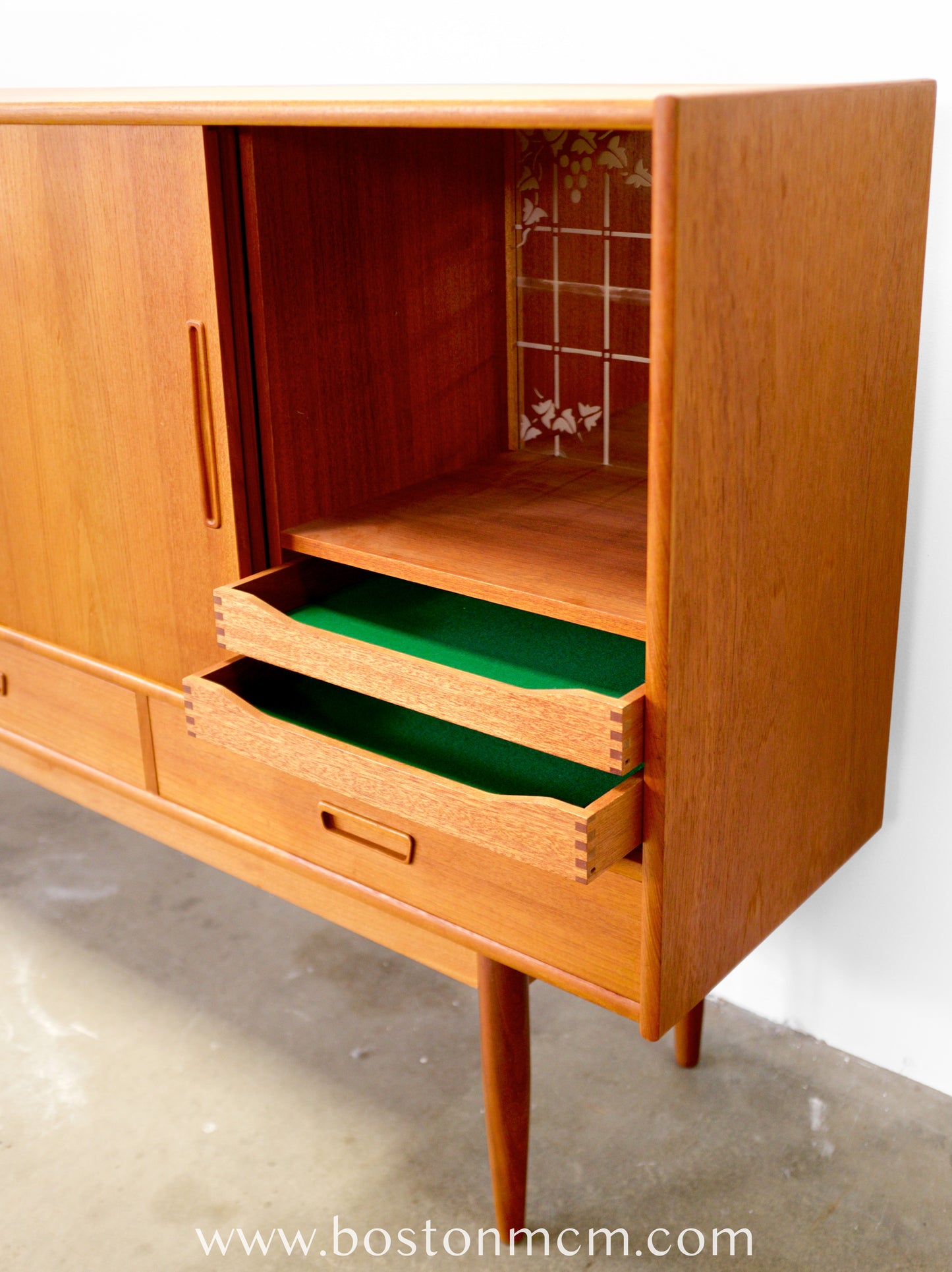 Danish Teak Tall Sideboard / Highboard - #A1804