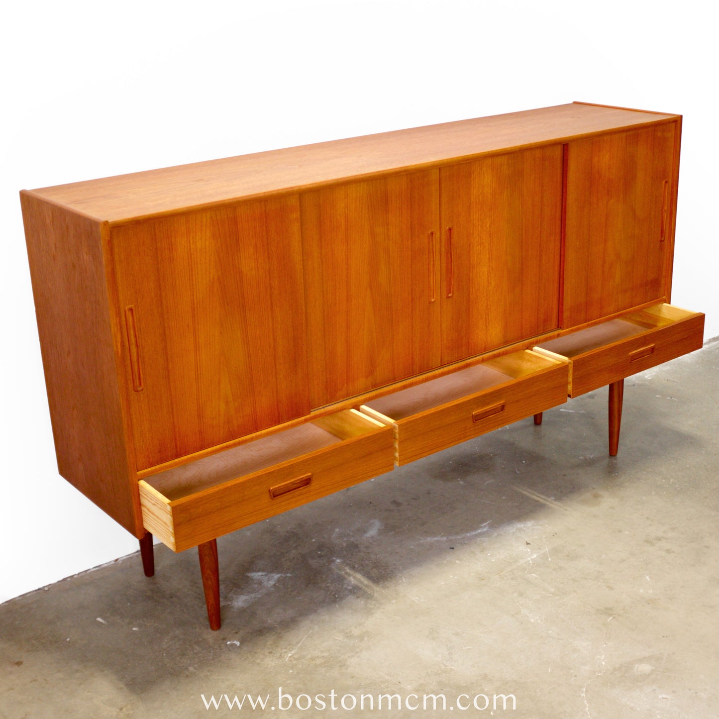 Danish Teak Tall Sideboard / Highboard - #A1804