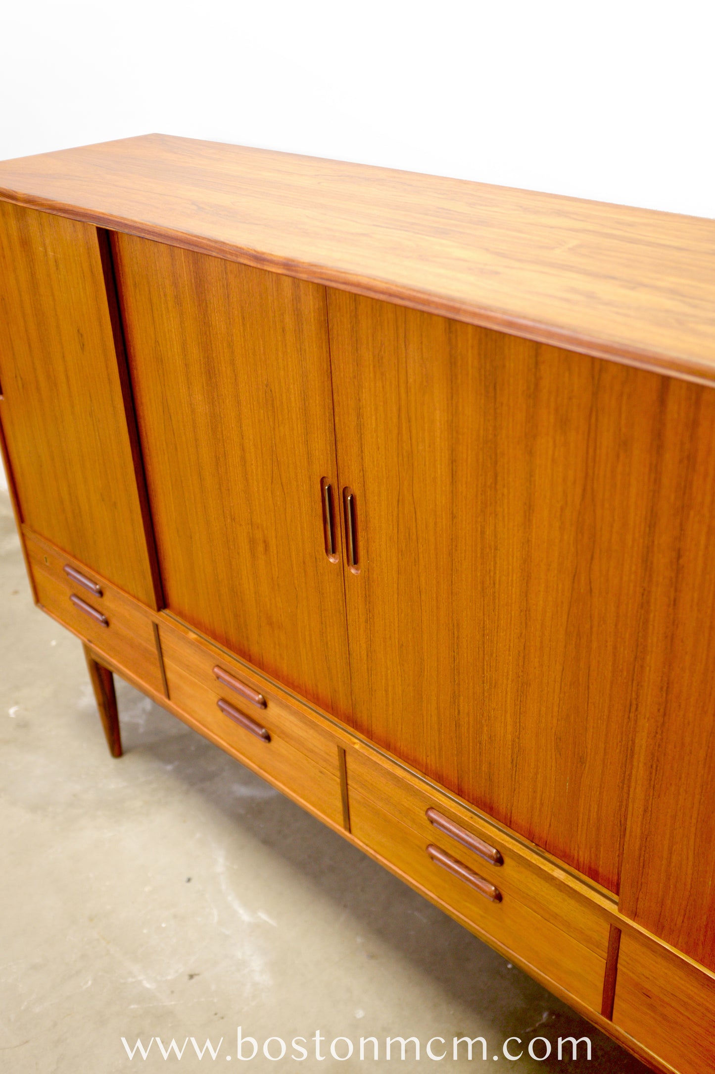 Danish Rosewood Tall Sideboard / Highboard  in the style of Johannes Andersen - #A1786