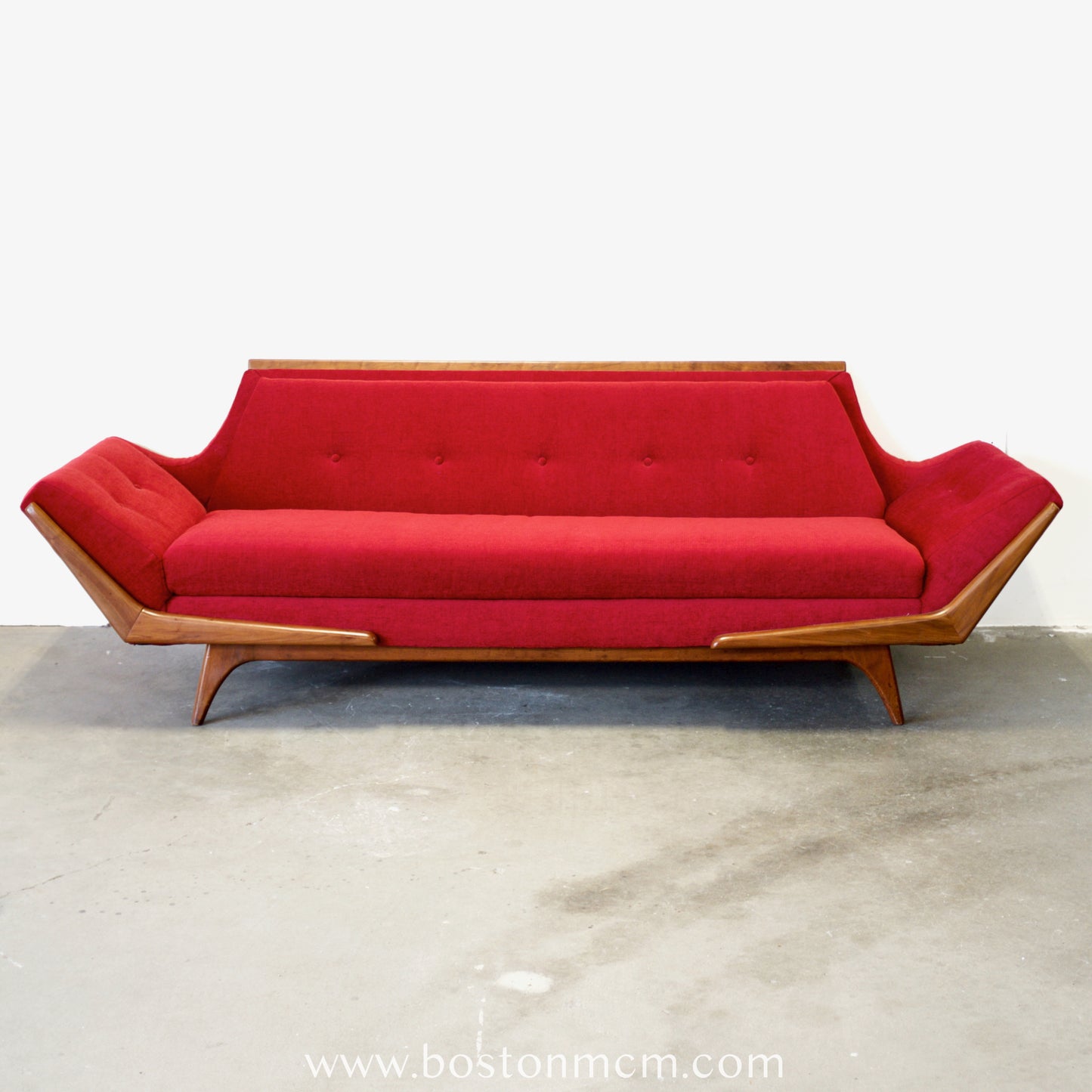 Rowe Furniture Gondola Couch / Sofa in the style of Adrian Pearsall - #A600