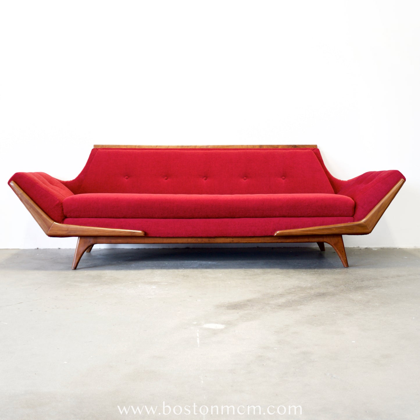 Rowe Furniture Gondola Couch / Sofa in the style of Adrian Pearsall - #A600