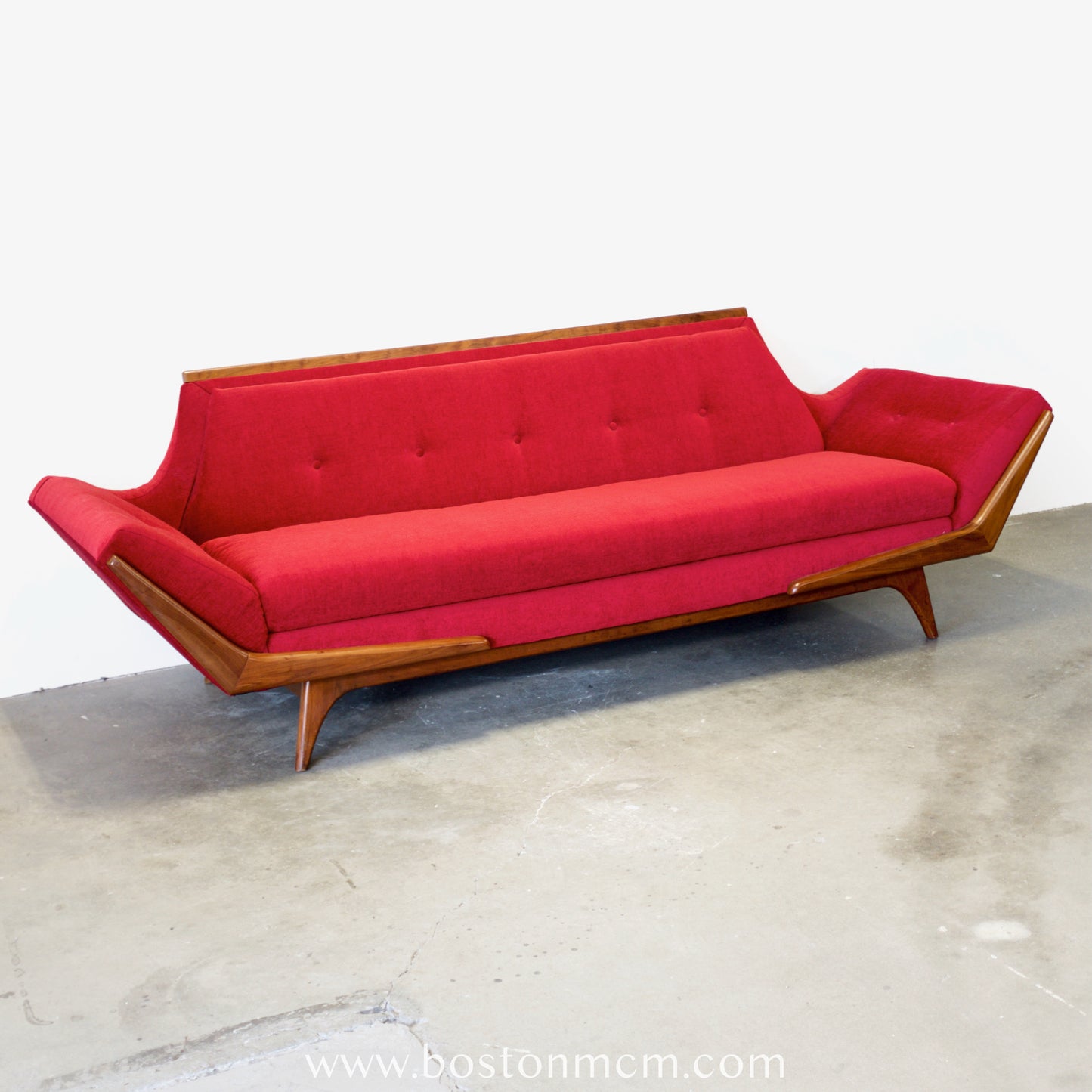 Rowe Furniture Gondola Couch / Sofa in the style of Adrian Pearsall - #A600