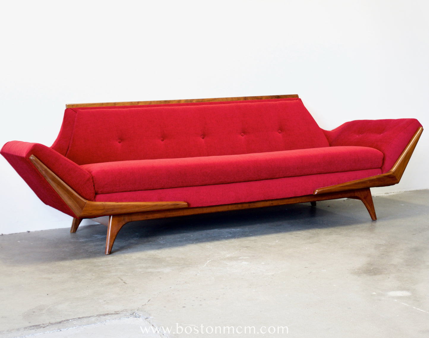 Rowe Furniture Gondola Couch / Sofa in the style of Adrian Pearsall - #A600