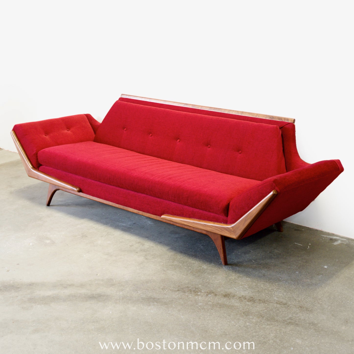Rowe Furniture Gondola Couch / Sofa in the style of Adrian Pearsall - #A600