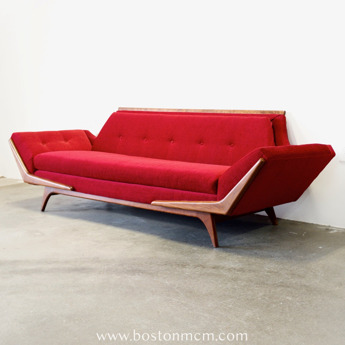 Rowe Furniture Gondola Couch / Sofa in the style of Adrian Pearsall - #A600