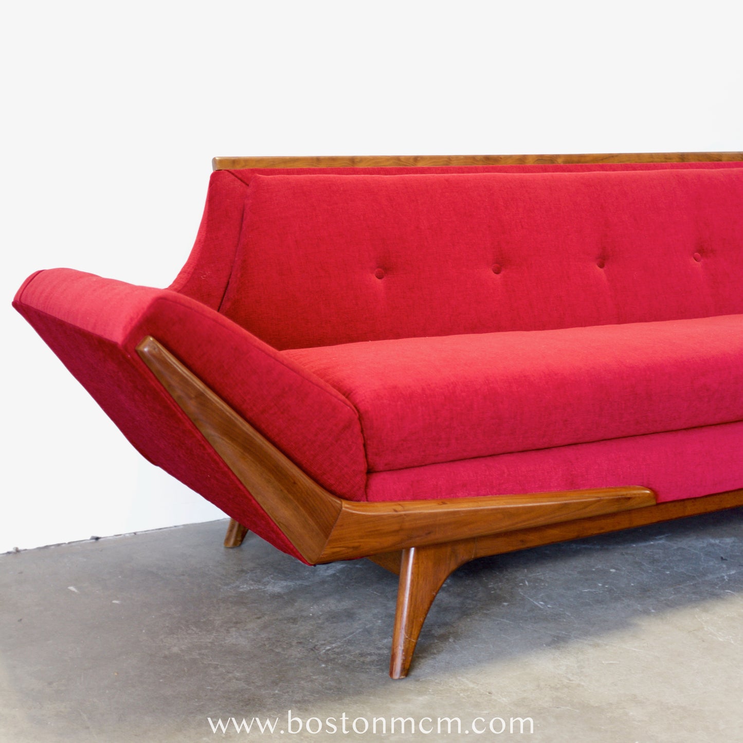 Rowe Furniture Gondola Couch / Sofa in the style of Adrian Pearsall - #A600