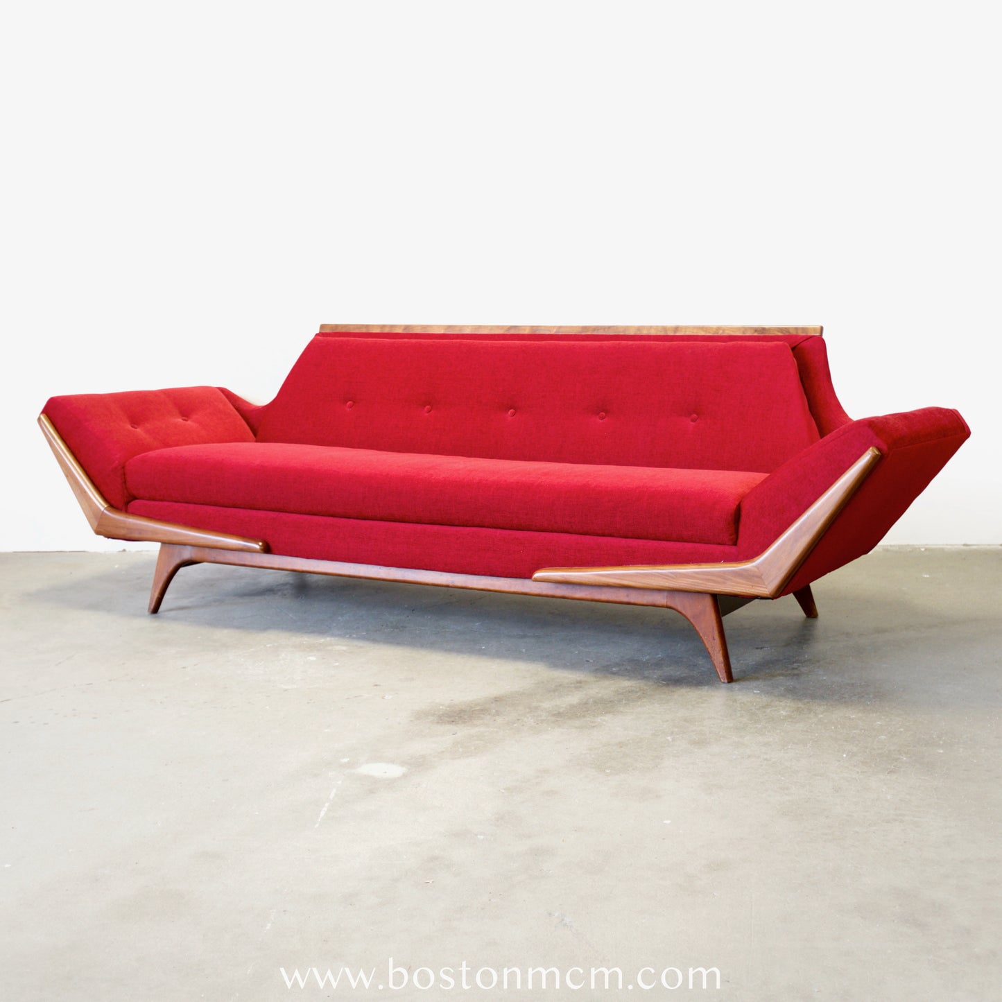 Rowe Furniture Gondola Couch / Sofa in the style of Adrian Pearsall - #A600