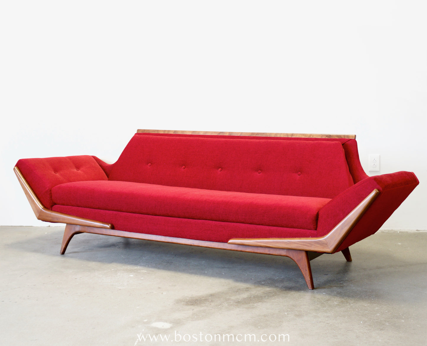 Rowe Furniture Gondola Couch / Sofa in the style of Adrian Pearsall - #A600