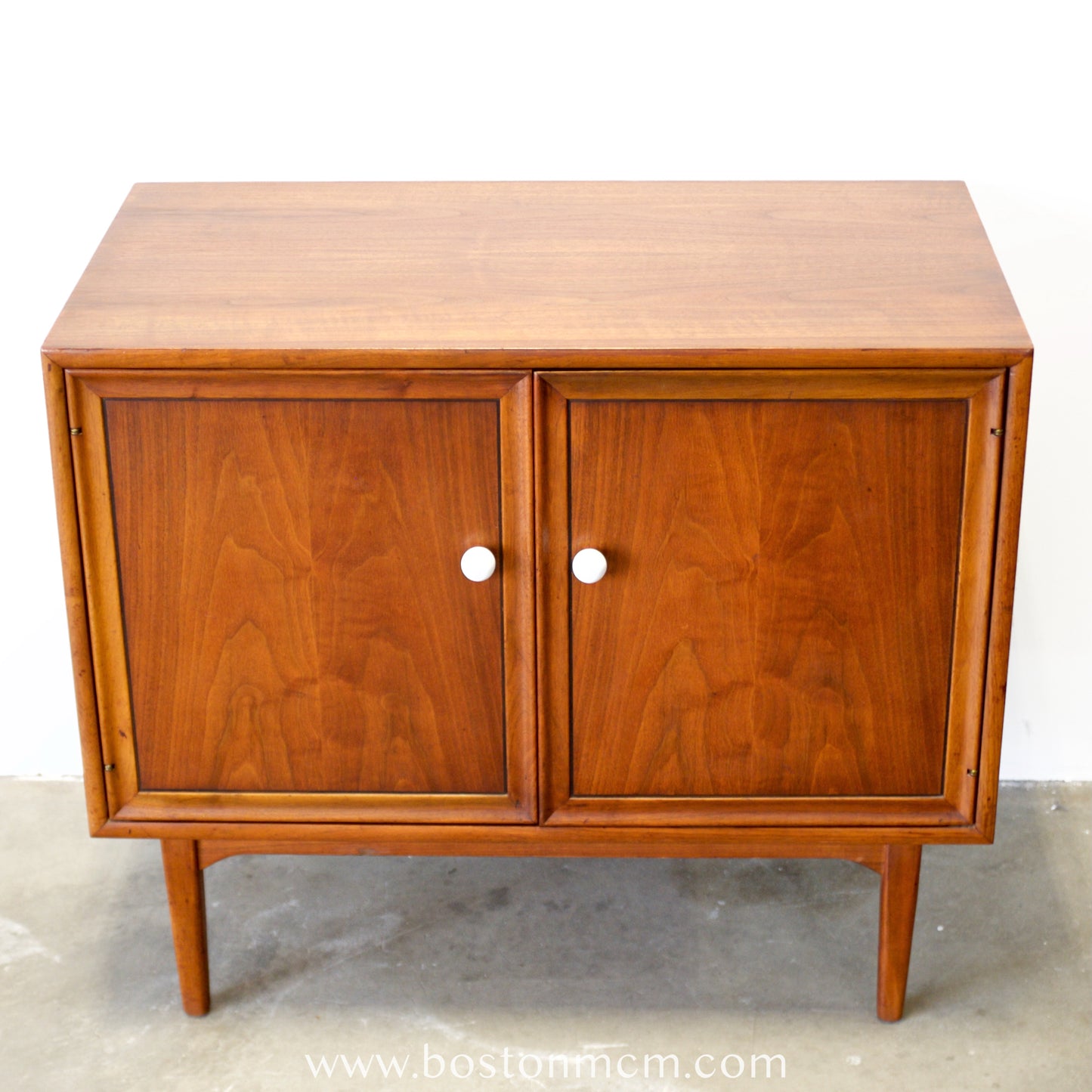 Drexel "Declaration" Walnut Record Cabinet - #A2203