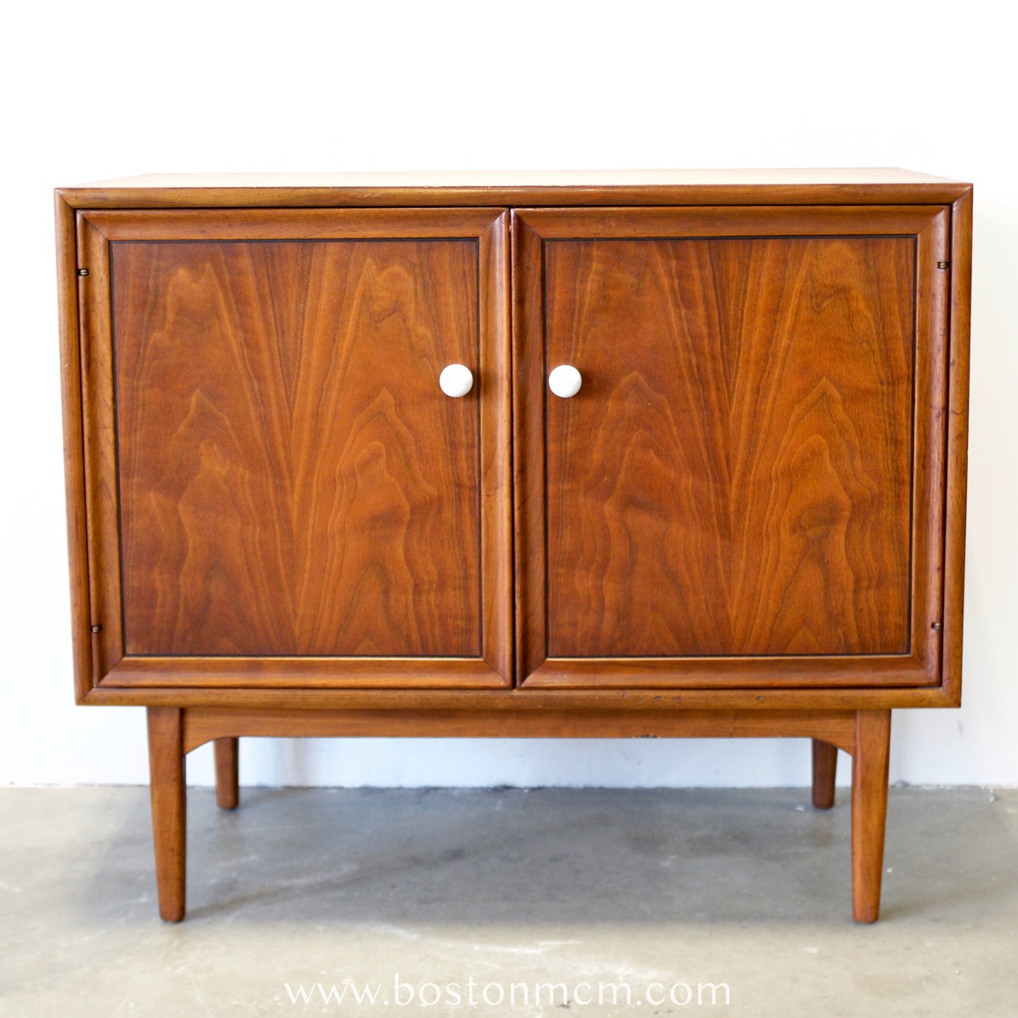 Drexel "Declaration" Walnut Record Cabinet - #A2204