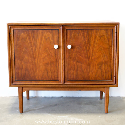 Drexel "Declaration" Walnut Record Cabinet - #A2204