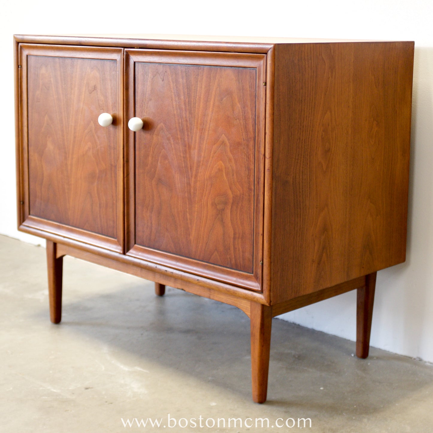 Drexel "Declaration" Walnut Record Cabinet - #A2204