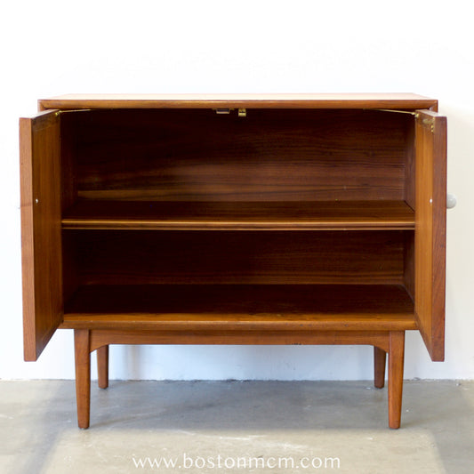 Drexel "Declaration" Walnut Record Cabinet - #A2204
