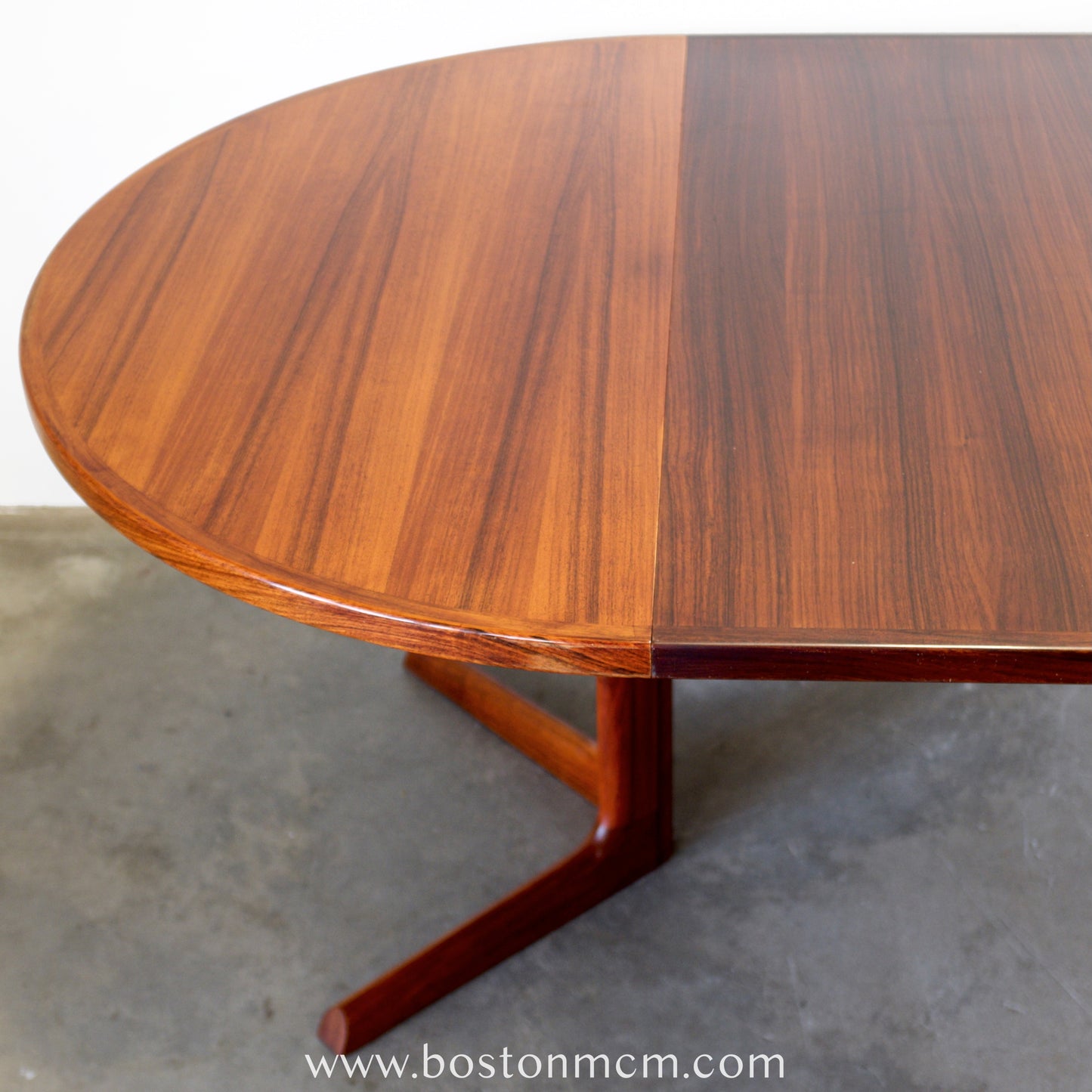 Danish Rosewood Dining Table w/ 2 Leaves - #A2198