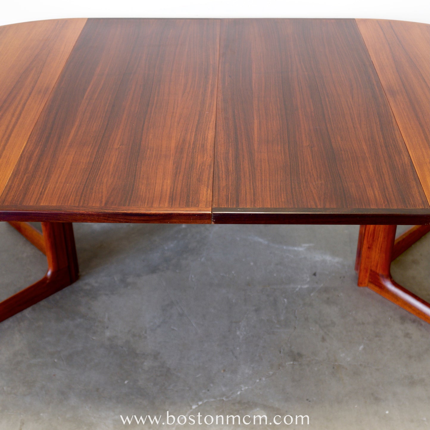 Danish Rosewood Dining Table w/ 2 Leaves - #A2198