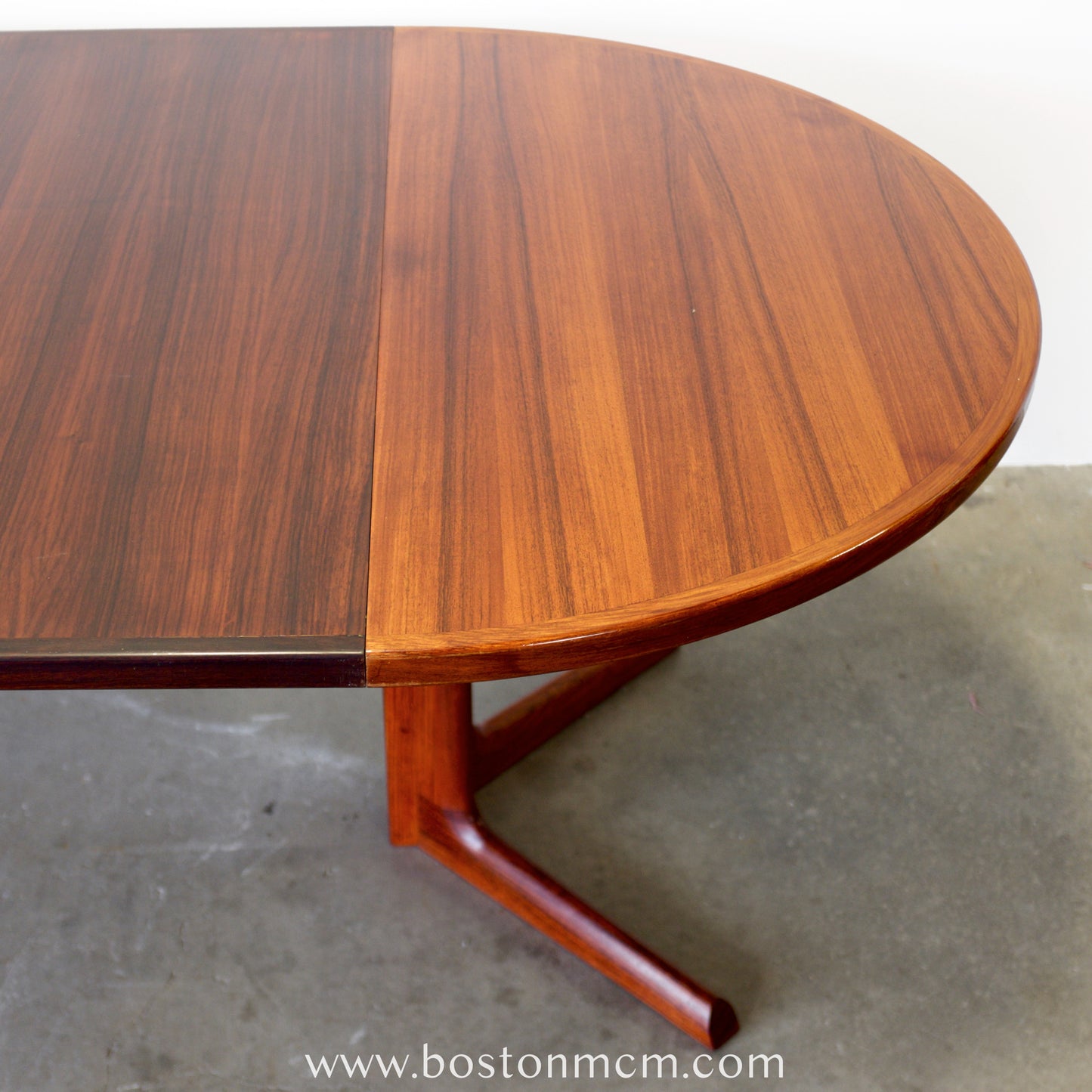 Danish Rosewood Dining Table w/ 2 Leaves - #A2198