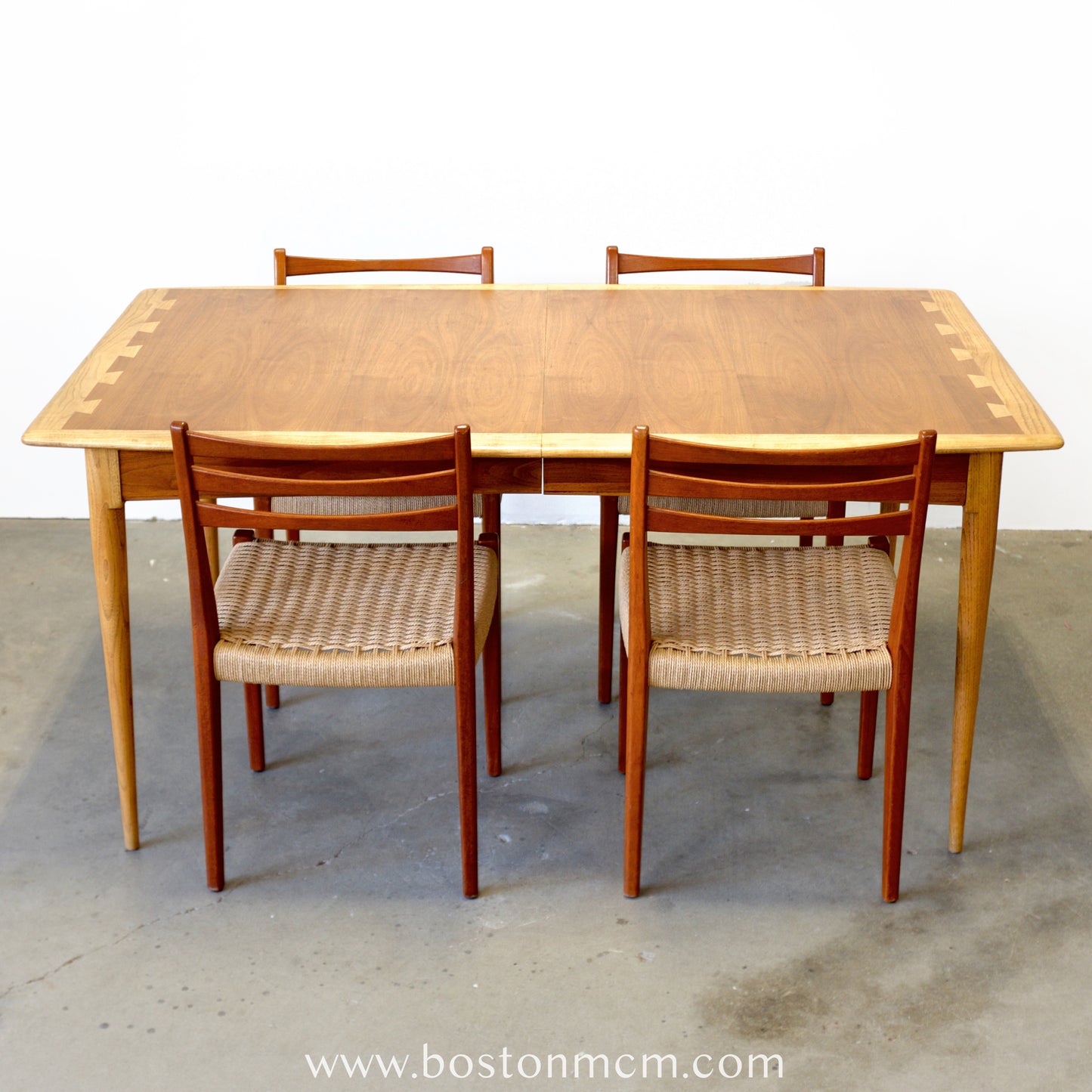 Lane Furniture "Acclaim" Walnut & Ash Dining Table - #A2200