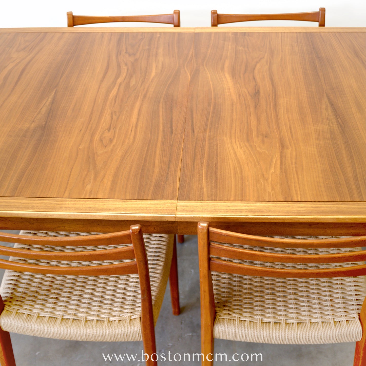 Lane “Copenhagen” Walnut & Ash Dining Table - #A1834
