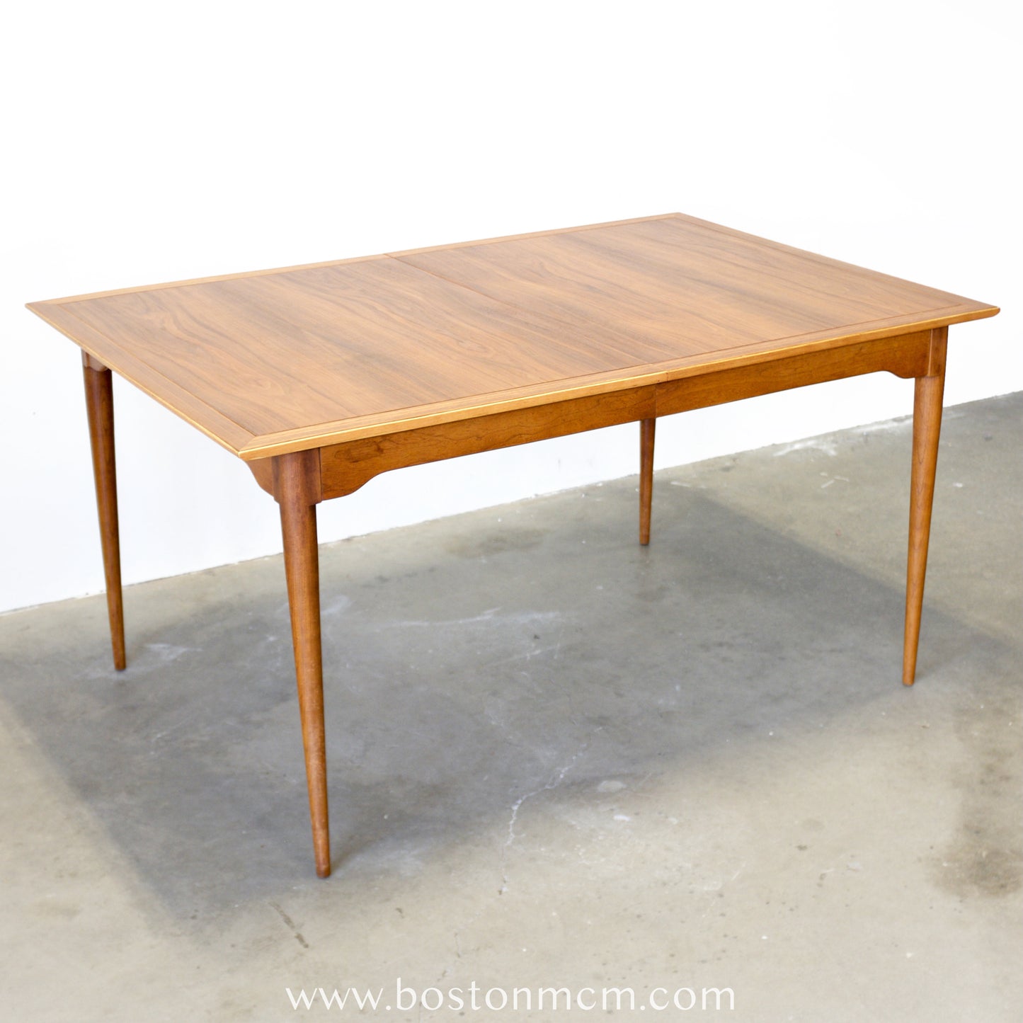 Lane “Copenhagen” Walnut & Ash Dining Table - #A1834