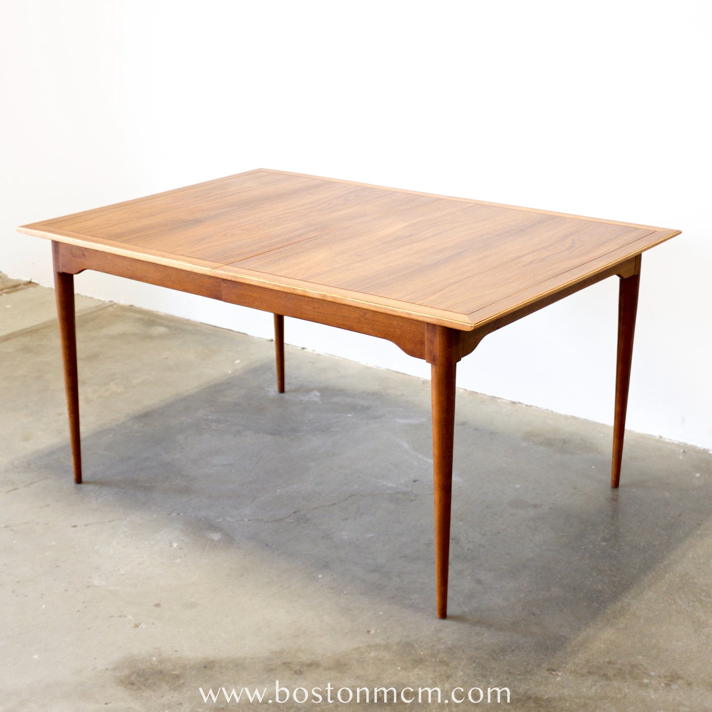 Lane “Copenhagen” Walnut & Ash Dining Table - #A1834