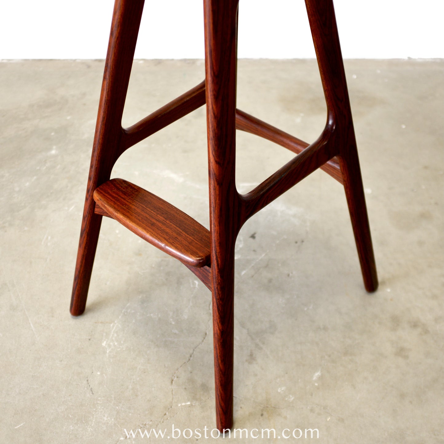 Oddense Maskinsnedkeri A/S Rosewood Model OD61 Stool Designed by Erik Buch - #A2145