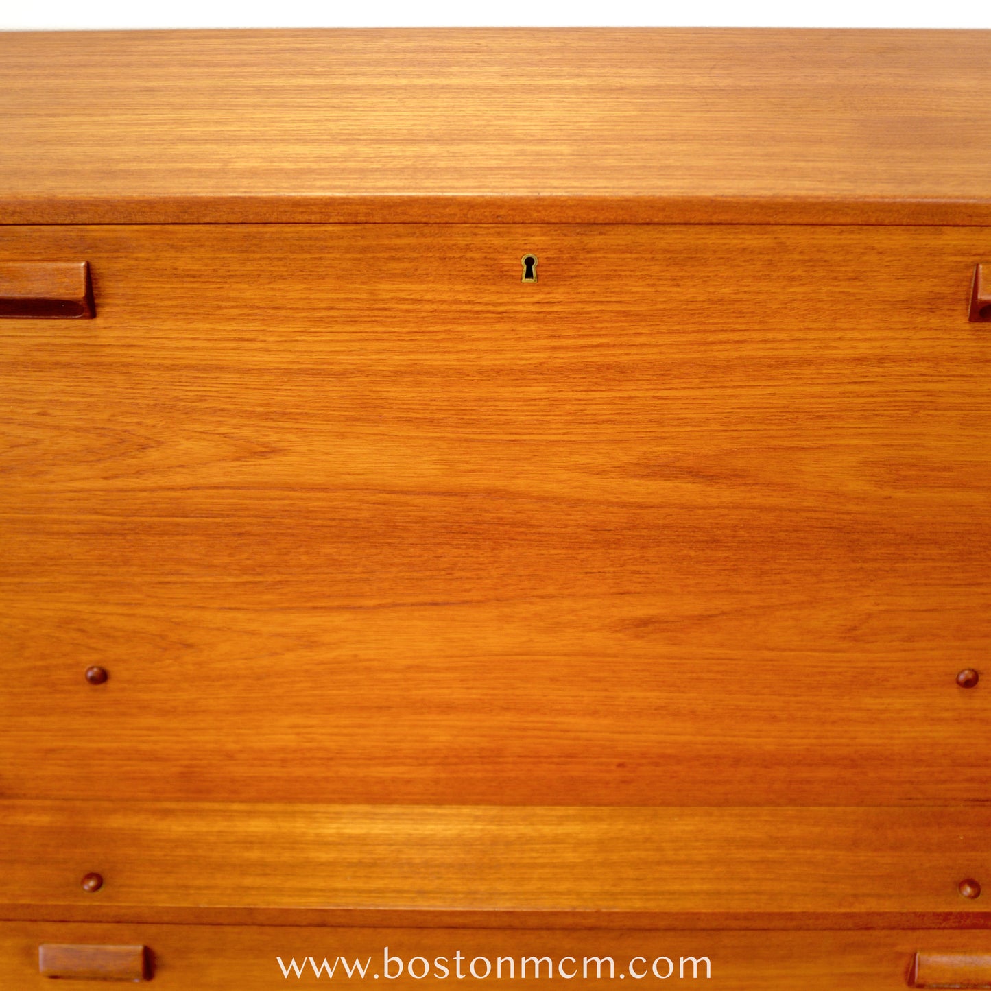 Søborg Møbelfabrik Danish Teak Secretary  Desk Designed by Børge Mogensen - #A2252