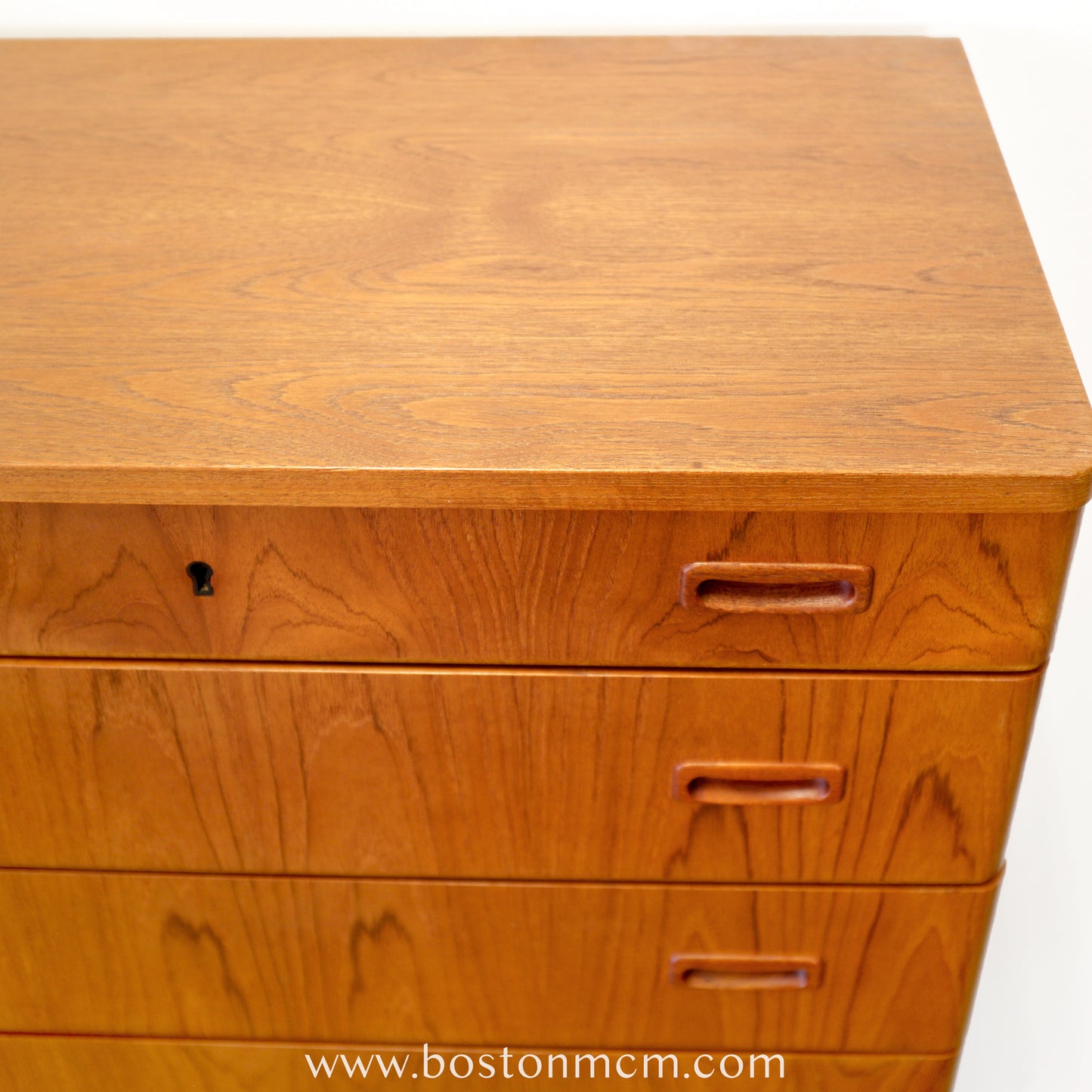Omann Jun. Møbelfabrik Teak  7 Drawer Model No. 128 Highboy / Tall Dresser - #A1915