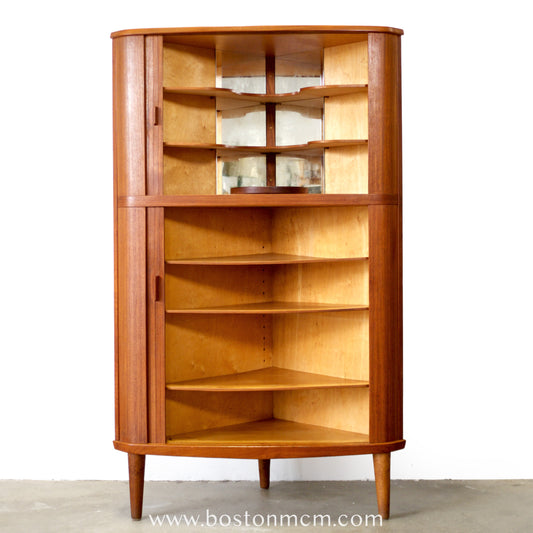 Skovmand & Andersen Model #3 Corner Cabinet Designed by Arne Hovmand Olsen - #A2083