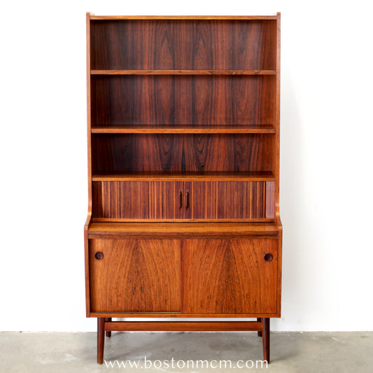 Nexø Møbelfabrik Rosewood Secretary Desk / Bookcase Designed by Johannes Sorth - #A2245