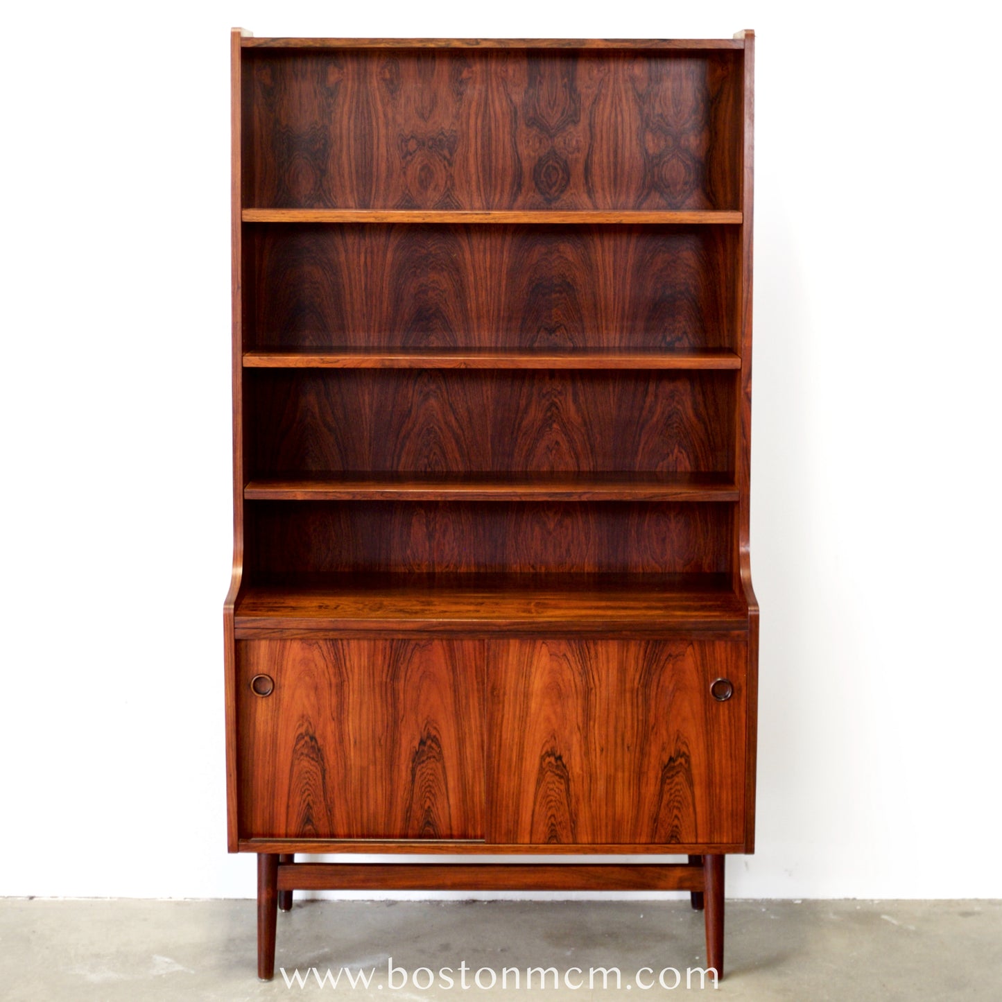 Nexø Møbelfabrik Rosewood Bookcase Designed by Johannes Sorth - #A2242